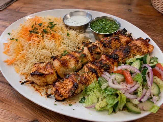 Chicken Shish Kebab.